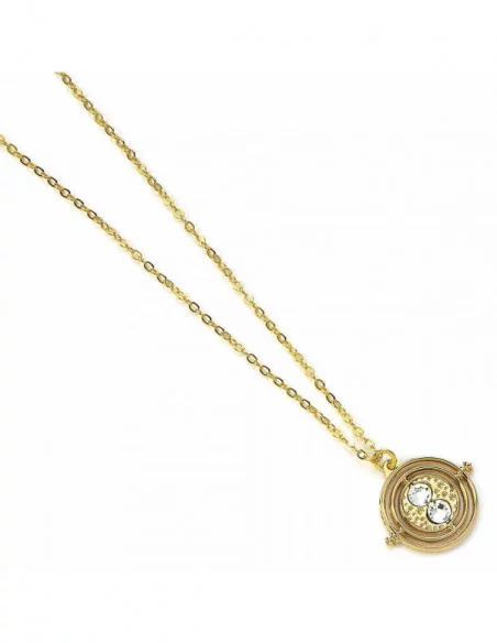 Harry Potter Collar con Colgante Fixed Time Turner (bañado en oro)