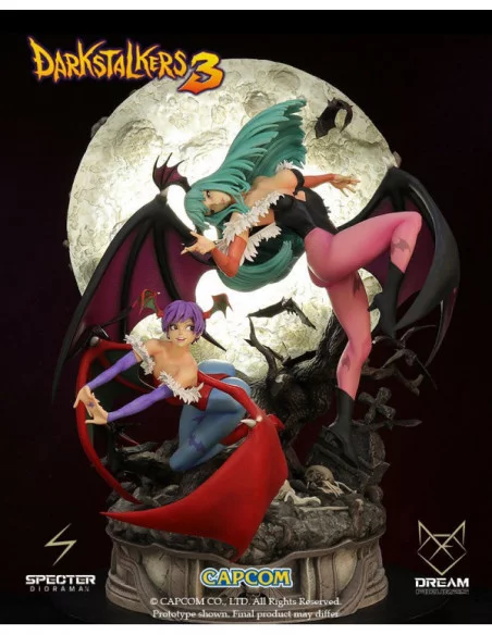 Darkstalkers 3 Diorama 1/6 Morrigan & Lilith 47 cm