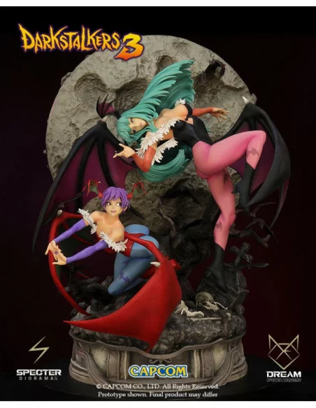 Darkstalkers 3 Diorama 1/6 Morrigan & Lilith 47 cm