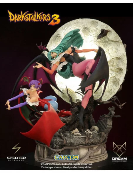 Darkstalkers 3 Diorama 1/6 Morrigan & Lilith 47 cm