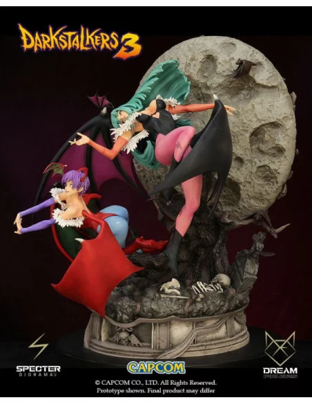 Darkstalkers 3 Diorama 1/6 Morrigan & Lilith 47 cm