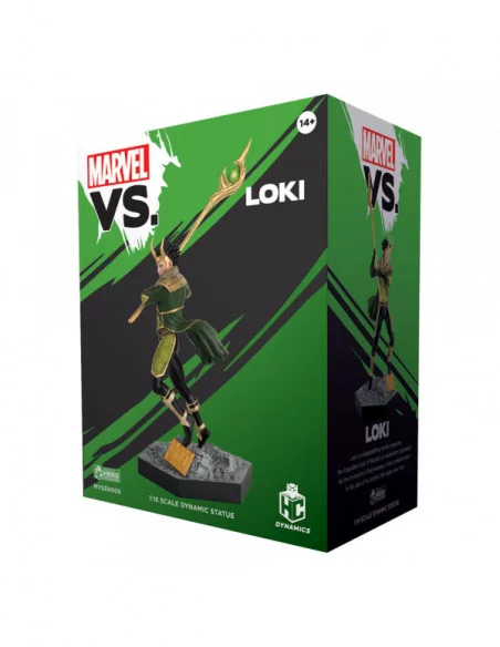 Marvel VS. Eatatua Poliresina 1/16 Loki 14 cm