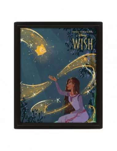 Wish Póster Efecto 3D Wish Come True 26 x 20 cm