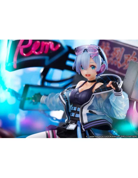 Re: Zero Starting Life in Another World Estatua 1/7 Rem Neon City Ver. 27 cm