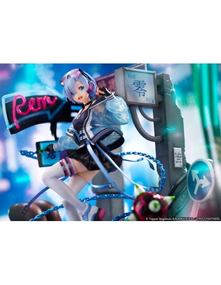 Re: Zero Starting Life in Another World Estatua 1/7 Rem Neon City Ver. 27 cm