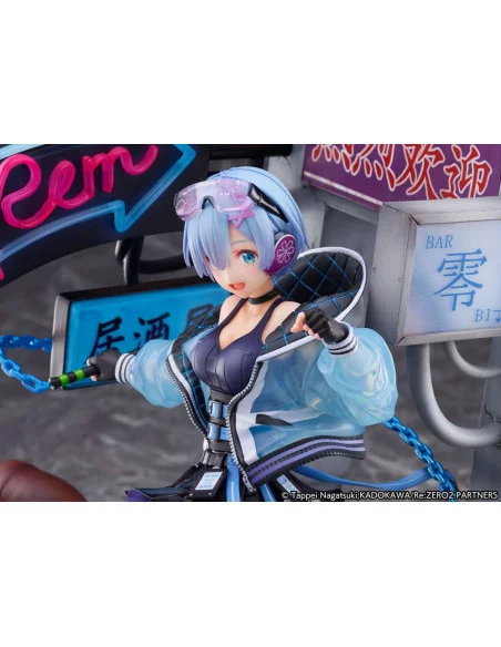 Re: Zero Starting Life in Another World Estatua 1/7 Rem Neon City Ver. 27 cm