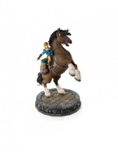 The Legend of Zelda Breath of the Wild Estatua Link on Horseback 56 cm