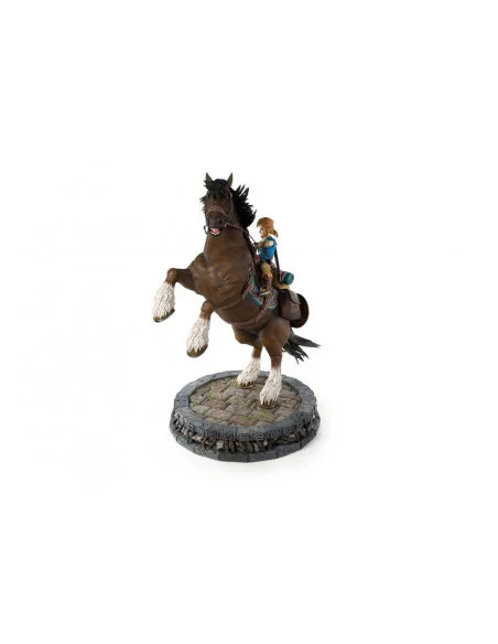 The Legend of Zelda Breath of the Wild Estatua Link on Horseback 56 cm