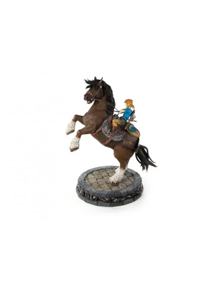 The Legend of Zelda Breath of the Wild Estatua Link on Horseback 56 cm