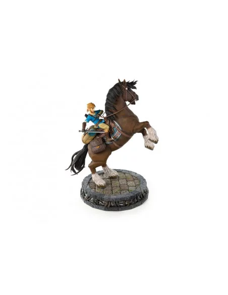 The Legend of Zelda Breath of the Wild Estatua Link on Horseback 56 cm