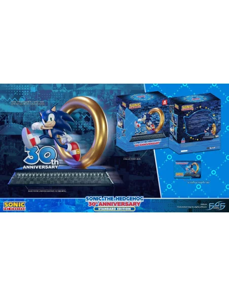 Sonic the Hedgehog Estatua Sonic the Hedgehog 30th Anniversary 41 cm