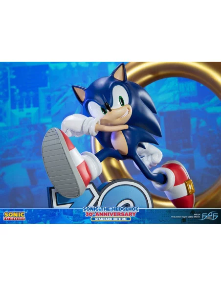 Sonic the Hedgehog Estatua Sonic the Hedgehog 30th Anniversary 41 cm