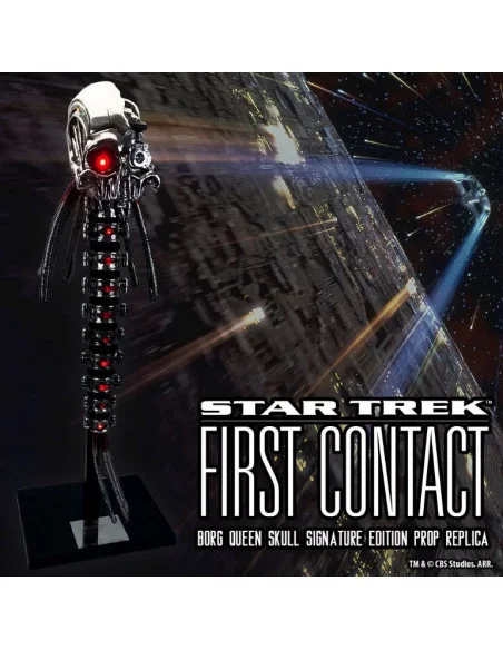 Star Trek: Primer contacto Réplica 1/1 Borg Queen Skull Signature Edition 89 cm