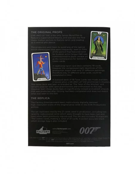 James Bond Réplica 1/1 Cartas de Tarot Limited Edition