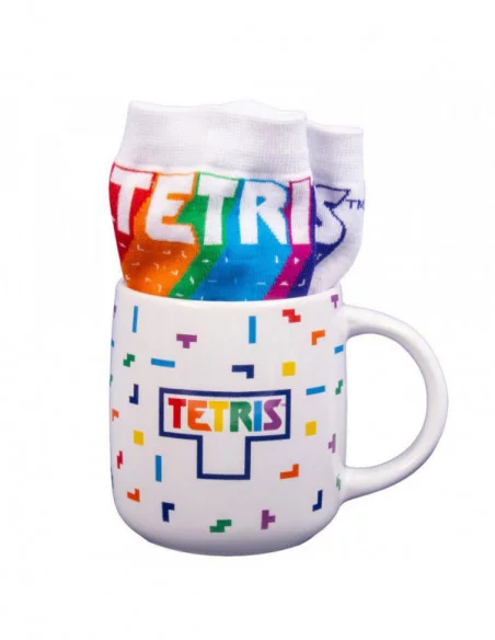 Tetris Taza y Calcetines Set Tetriminos