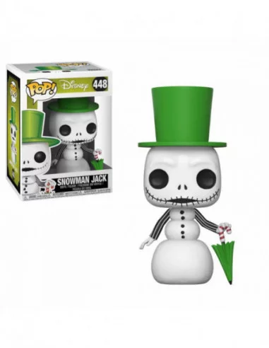 Pesadilla antes de Navidad Figura POP! Movies Vinyl Snowman Jack 9 cm