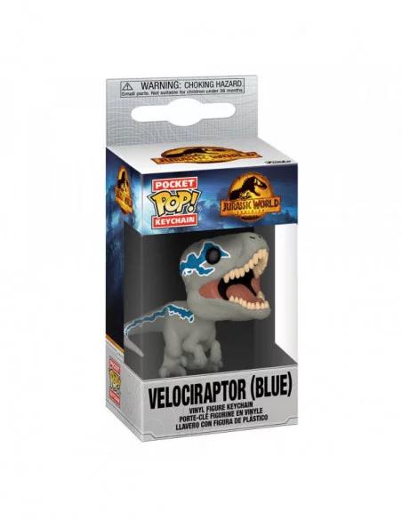 Jurassic World 3 Llaveros Pocket POP! Vinyl Blue 4 cm Expositor (12)