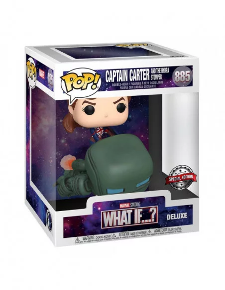 ¿Qué pasaría si...? POP! Deluxe Vinyl Figura Capt. Carter & Hydro 15 cm