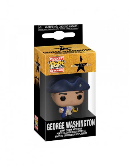 Hamilton Llaveros Pocket POP! Vinyl George Washington 4 cm Expositor (12)