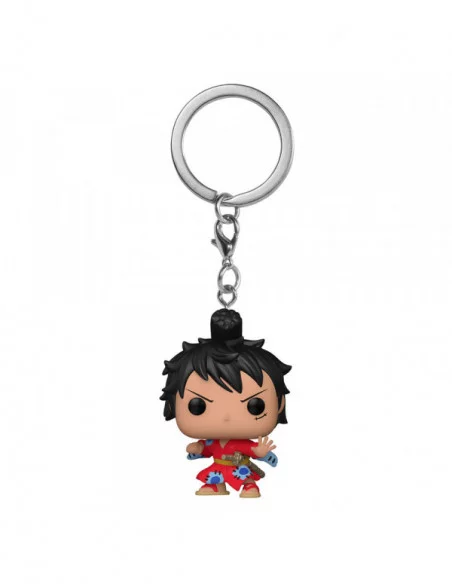 One Piece Llaveros Pocket POP! Vinyl Luffy in Kimono 4 cm (12)