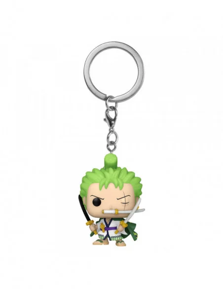 One Piece Llaveros Pocket POP! Vinyl Roronoa Zoro 4 cm Expositor (12)