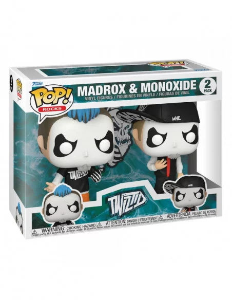 Twiztid Pack de 2 POP! Rocks Vinyl Figuras Jamie Madrox & Monoxide 9 cm