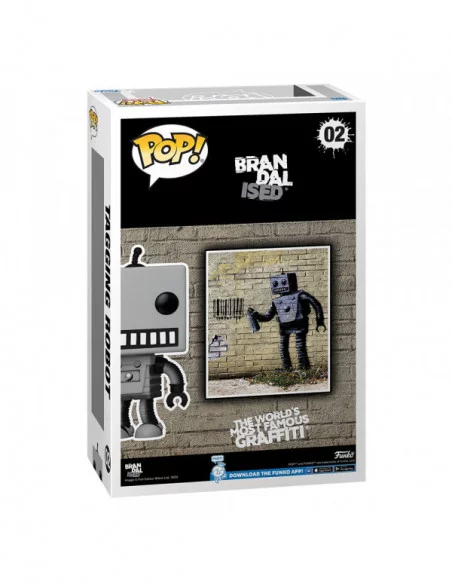 Brandalised Art Cover POP! Vinyl Figura Tagging Robot 9 cm