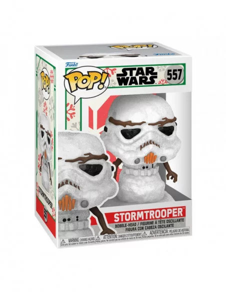 Star Wars Holiday 2022 Figura POP! Heroes Vinyl Stormtrooper 9 cm