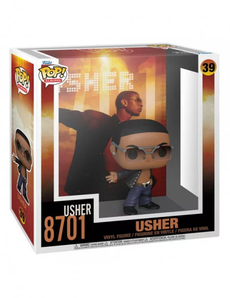 Usher POP! Albums Vinyl Figura 8701 9 cm