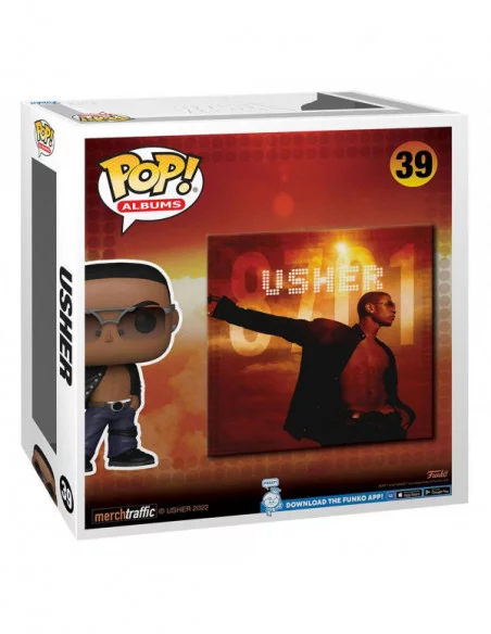 Usher POP! Albums Vinyl Figura 8701 9 cm