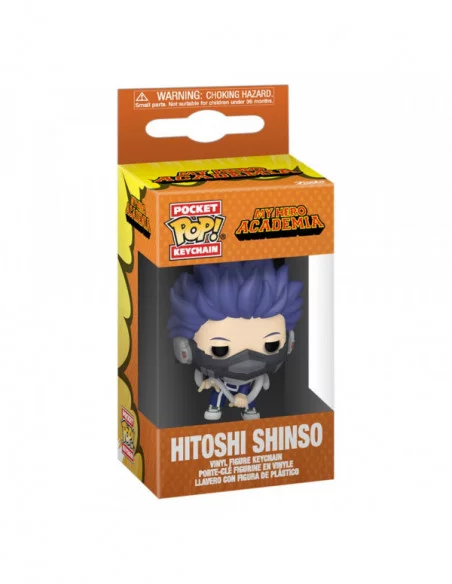 My Hero Academia Llaveros Pocket POP! Vinyl Hitoshi Shinso 4 cm Expositor (12)