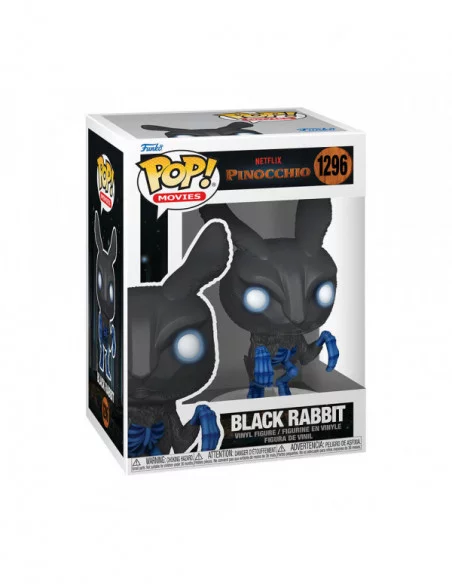 Pinocchio Figura POP! Movies Vinyl Black Rabbit 9 cm