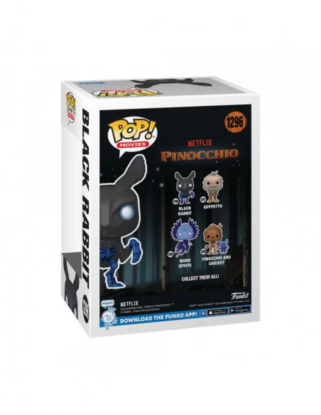 Pinocchio Figura POP! Movies Vinyl Black Rabbit 9 cm