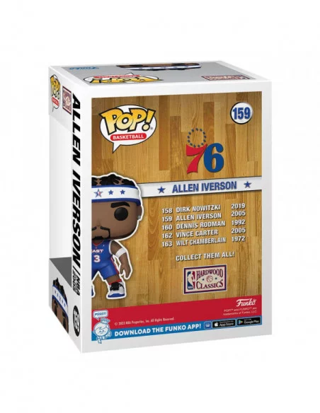 NBA Legends POP! Sports Vinyl Figura Allen Iverson (2005) 9 cm