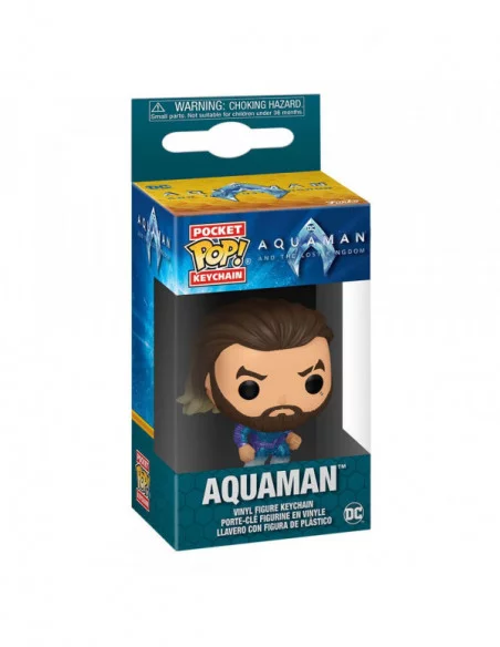 Aquaman y el Reino Perdido Llaveros Pocket POP! Vinyl Aquaman 4 cm Expositor (12)