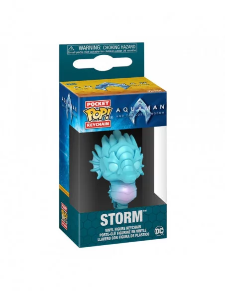 Aquaman y el Reino Perdido Llaveros Pocket POP! Vinyl Storm 4 cm Expositor (12)