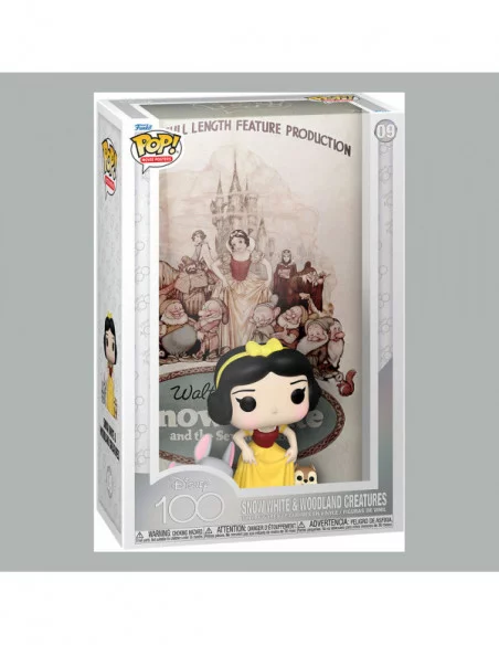 Disney's 100th Anniversary POP! Movie Poster & Figura Snow White 9 cm