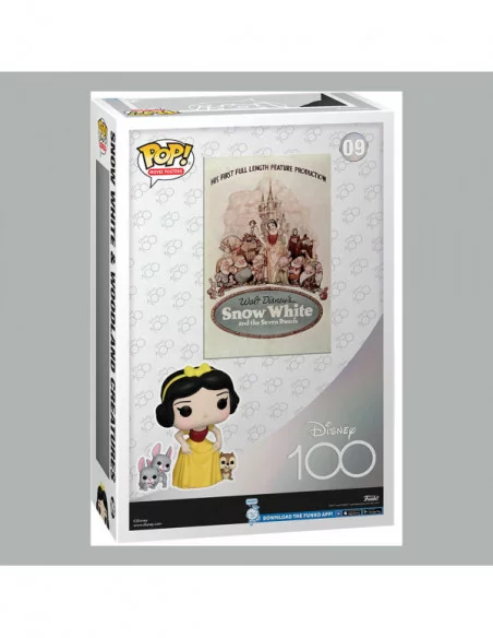 Disney's 100th Anniversary POP! Movie Poster & Figura Snow White 9 cm