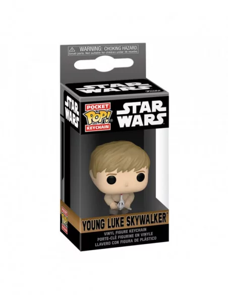 Star Wars: Obi-Wan Kenobi Llaveros POP! Vinyl Young Luke Skywalker 4 cm Expositor (12)