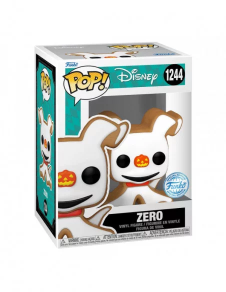 Pesadilla antes de Navidad POP! Disney Vinyl Figura Zero (Gingerbread) 9 cm