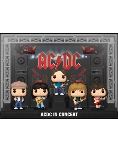 AC/DC Pack de 5 Figuras POP! Moments DLX Vinyl AC/DC in Concert 9 cm