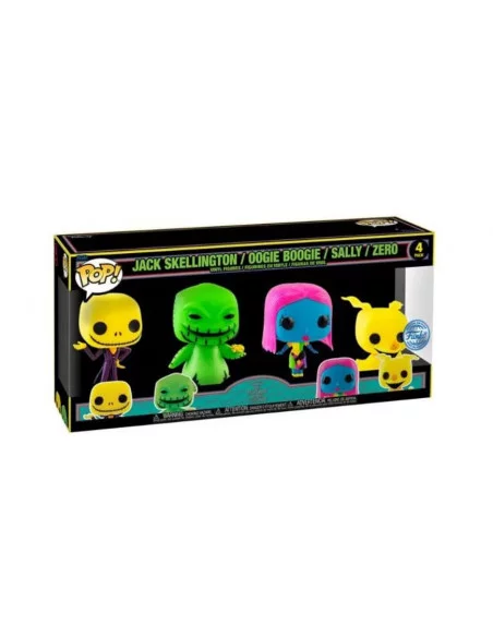 Disney Pack de 4 Figuras POP! Movies Vinyl Nightmare before Christmas (EMEA) 9 cm