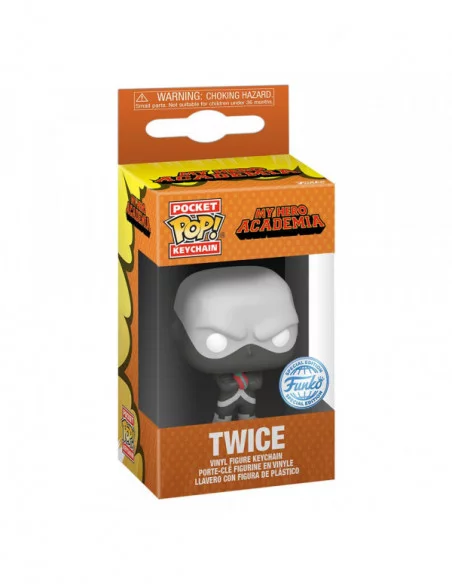 My Hero Academia Llaveros Pocket POP! Vinyl Twice (Hideout) 4 cm Expositor (12)