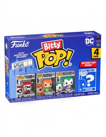 DC Pack de 4 Figuras Bitty POP! Vinyl Harley Quinn 2,5 cm