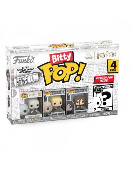 Harry Potter Pack de 4 Figuras Bitty POP! Vinyl Voldemort 2,5 cm