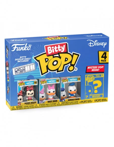 Disney Pack de 4 Figuras Bitty POP! Vinyl Minnie 2,5 cm