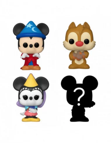 Disney Pack de 4 Figuras Bitty POP! Vinyl Sorcerer Mickey 2,5 cm