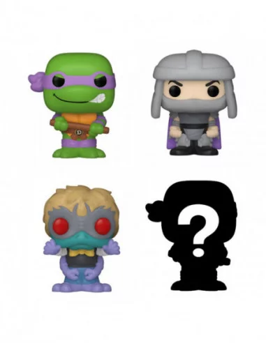 Les Tortues ninja Pack de 4 Figuras Bitty POP! Vinyl Donatello 2,5 cm