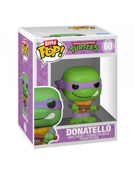 Les Tortues ninja Pack de 4 Figuras Bitty POP! Vinyl Donatello 2,5 cm