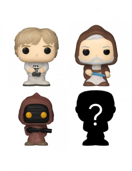 Star Wars Pack de 4 Figuras Bitty POP! Vinyl Luke 2,5 cm